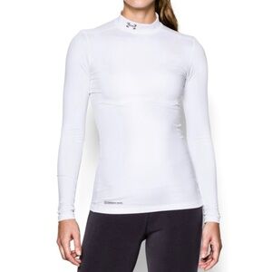 Under Armour Women's White Long Sleeve Exercise Top